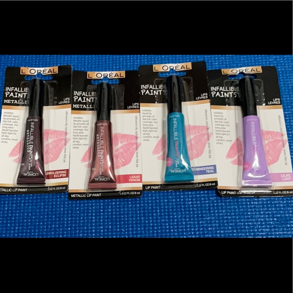 4 new L’Oréal infallible paints lipstick